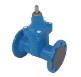 406 GATE VALVE DUCTILE IRON GGG 50 PN 16 – RESILIENT SEATED – OVAL BODY